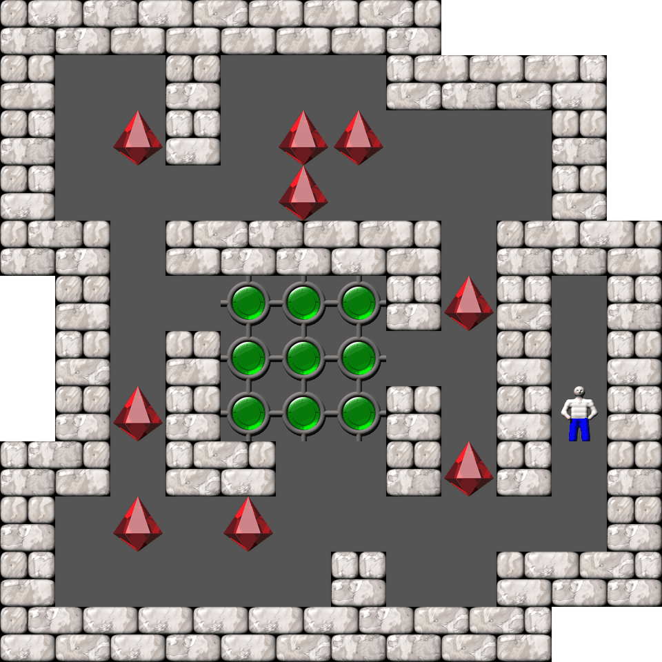 Sokoban Jean-Pierre Kent level 11